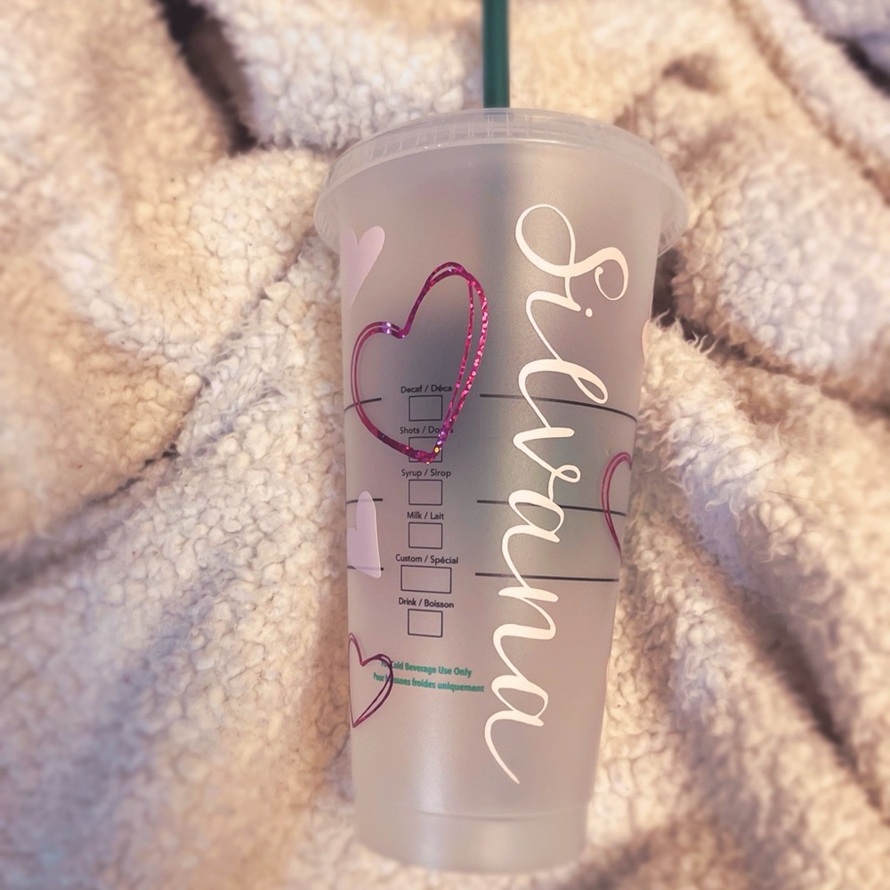 Hello kitty glasses Starbucks cool cup